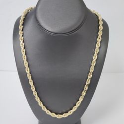 26" Rope Chain 10k 84.8g