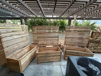 🌿 Custom Cedar Planters – Made to Order