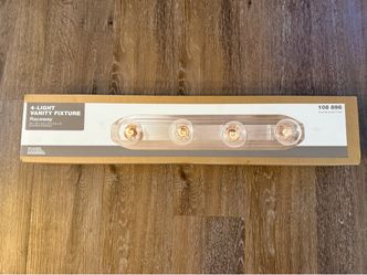 Raceway 4-Light Vanity Fixture Brushed Nickel Finish
