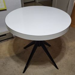 Vintage Formica Table Mid Century Modern White
