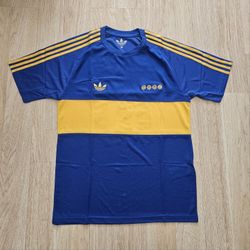 New Maradona Boca Juniors Retro Soccer Jersey All Sizes Small To 2XL