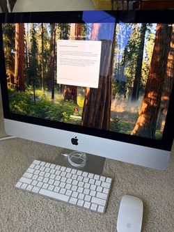 NICE! Computer Excellent Condition Apple iMac 21.5” Retina 4K, 2019, i5, 256GB SSD, Radeon Pro 560X