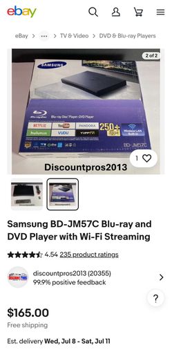 Smart Blu- Ray Player Plus Movies and more 🍿 📀