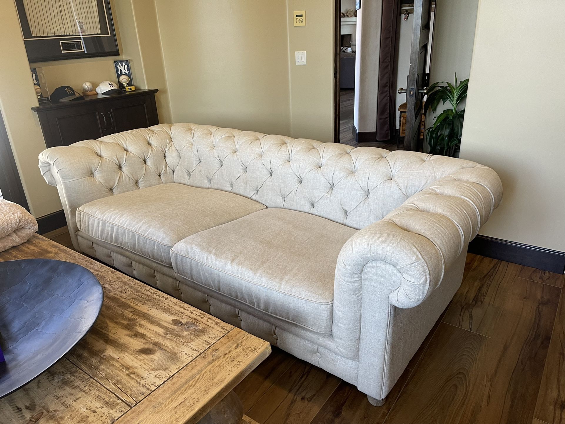 2 Eight Foot Restoration Hardware Kensington Couches