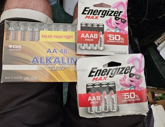 Aa And Aaa Batteries Cvs And Energizer Max