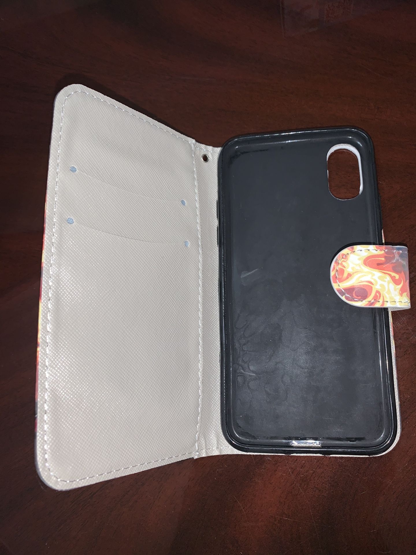 iPhone X iPhone XS flaming skull case new