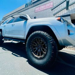Level Kit  17" Fuel Method Black Rhino Wheels & 285-70-17  Bf Goodrich Nitto Toyo Falken Tires For  5/6 Lug Truck Suv Jeep (We Finance 