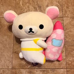Rilakkuma - San-X Jumbo Korilakkuma Space Suit Holding Rocket Plush 20”