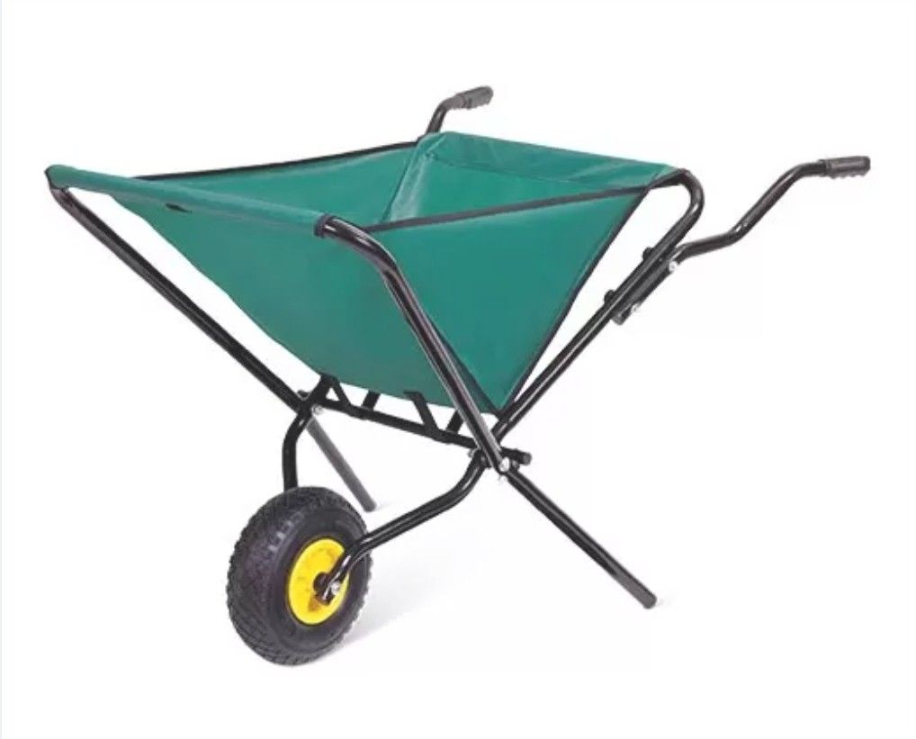 New Folding Fabric Wheelbarrow