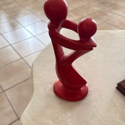 Men And Women Porcelain Statue 4inches 1/2 Wide By 10 Inches 1/2 Tall