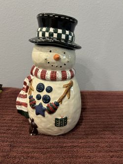 Christmas Decoration Cookie Jar
