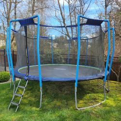Trampoline "ZUPAPA" 14 FT No-Gap Design 1500 Lbs Waight Capacity.