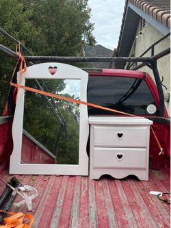 Mirror and dresser