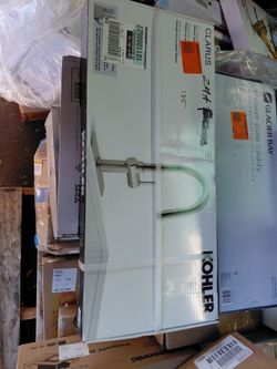 Kohler clarus Pull-down Kitchen Sink Faucet In stainless steel