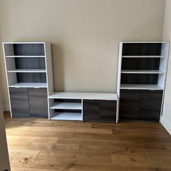 Office Set, Bookshelf’s & File Cabinets 