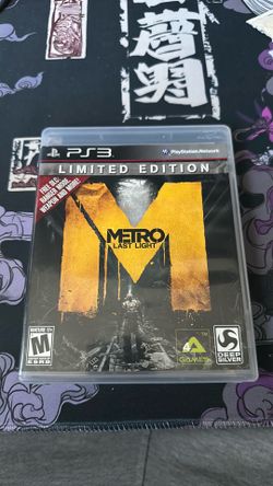 PS3 Metro Last Light