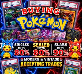 Send sealed, singles and slabs