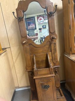 Antique Hall Tree