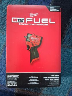 Milwaukee
M12 FUEL 12V Lithium-Ion Brushless Cordless 1/4 in. Subcompact Impact Wrench w/ Friction Ring