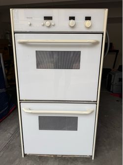 Thermador 27” Built-In Electric Double Wall Oven – Convection Thermal – White – Working