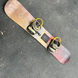 5ft Snowboard With Bindings