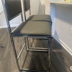 grey bar stools 