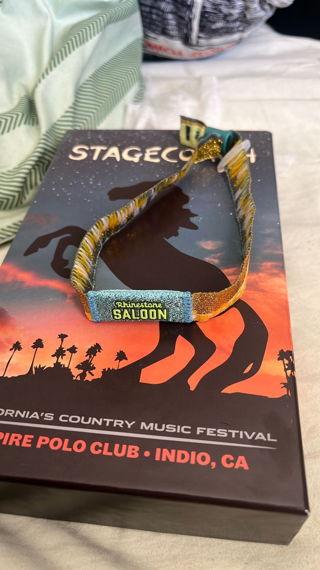Rhinestone Saloon Wristband 