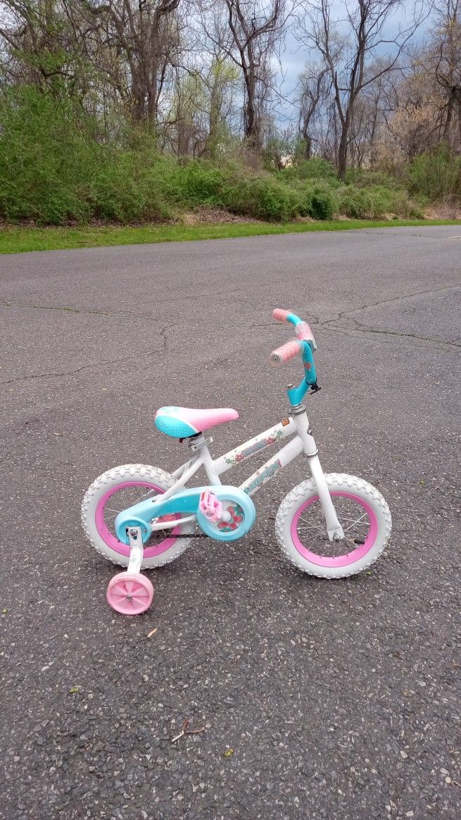 12 Inch Kids Bike With Training Wheels READY TO RIDE 