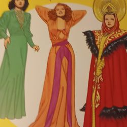 JUST REDUCED.     PAPER DOLLS Glamour Stars Of The 40,s     Now 15.00
