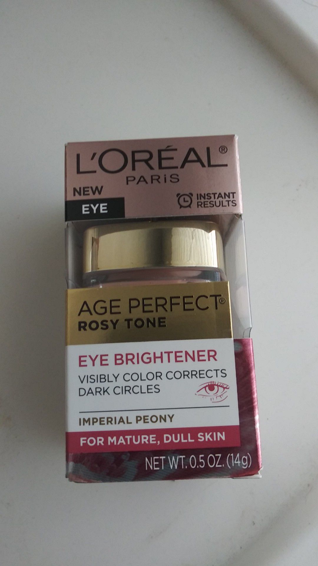 Eye brightener rosy tone