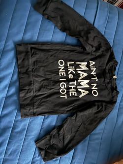 Black Graphic Long Sleeve Shirt