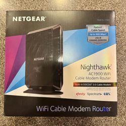 NETGEAR Nighthawk AC1900 WiFi Cable Modem Router