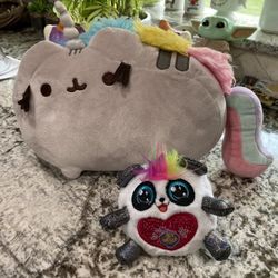 Pusheen Rainbow Cat Unicorn + Rainbocorns Panda Sparkle Heart Butterfly