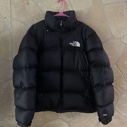North Face 1996 Nupste Puffer Jacket Black Size Medium