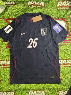 USA National Team 2026Away Jersey Zendejas #26 SIZE L-XL, VERSION PLAYER