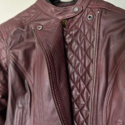 Roland Sands Riot Motorcycle Jacket In Oxblood 