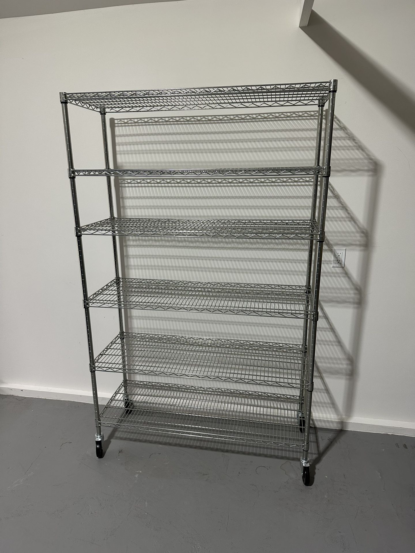 6 Tier Wire Shelving (like new)
