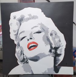 Pintura Cuadro Para Decorar Pared MARILYN MONROE 
