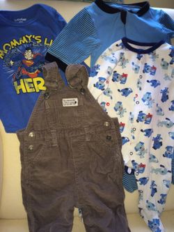 Baby boy clothes size 0-9 months