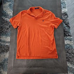 Mens Polo by Ralph Lauren Orange Polo Shirt