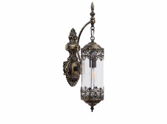 Rustic Black Brushed Gold Farmhouse Wall Light Fixture 1 pack