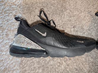 Nike Sneakers Size 8 with Swarovski Crystals 