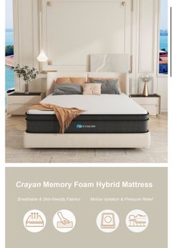 Crayan hybrid mattress 14in king