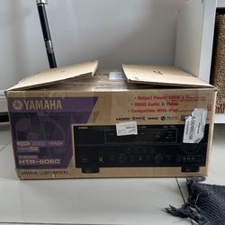 Yamaha HTR 6060 Amplifier with speakers