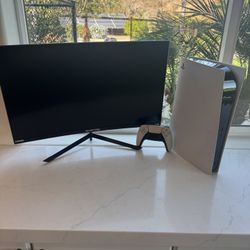 Ps5 and Monitor 
