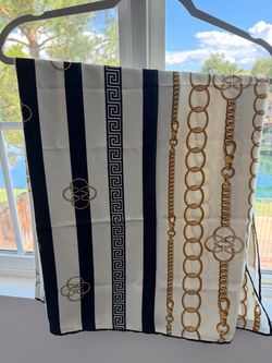 Michael Kors Chain Print Silk Scarf