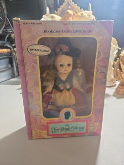 Bookcase Collectible Doll ; Switzerland