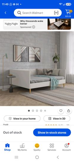 Full Size day bed with Full size memory foam matress included