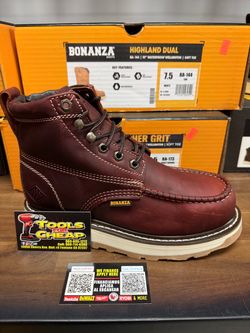 BONANZA FRONTIER DUAL SOFT TOE WORK BOOTS