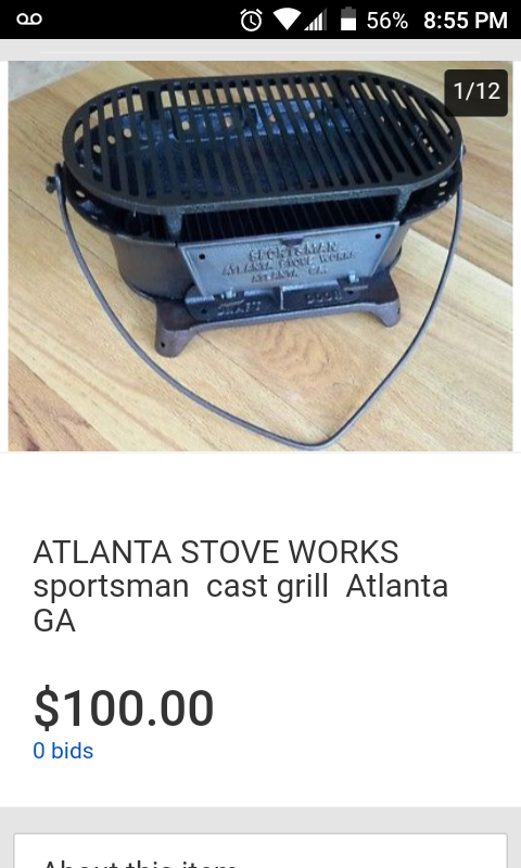 Vintage Birmingham Stove and Range Atlanta Stove Works Hibachi Grill